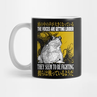 The Voices Are Getting Louder Frog Mug